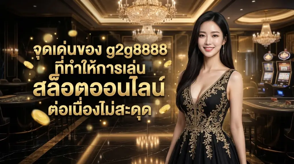 จุดเด่นของ จีทูจี8888 ที่ทำให้การเล่น สล็อตออนไลน์ ต่อเนื่องไม่สะดุด