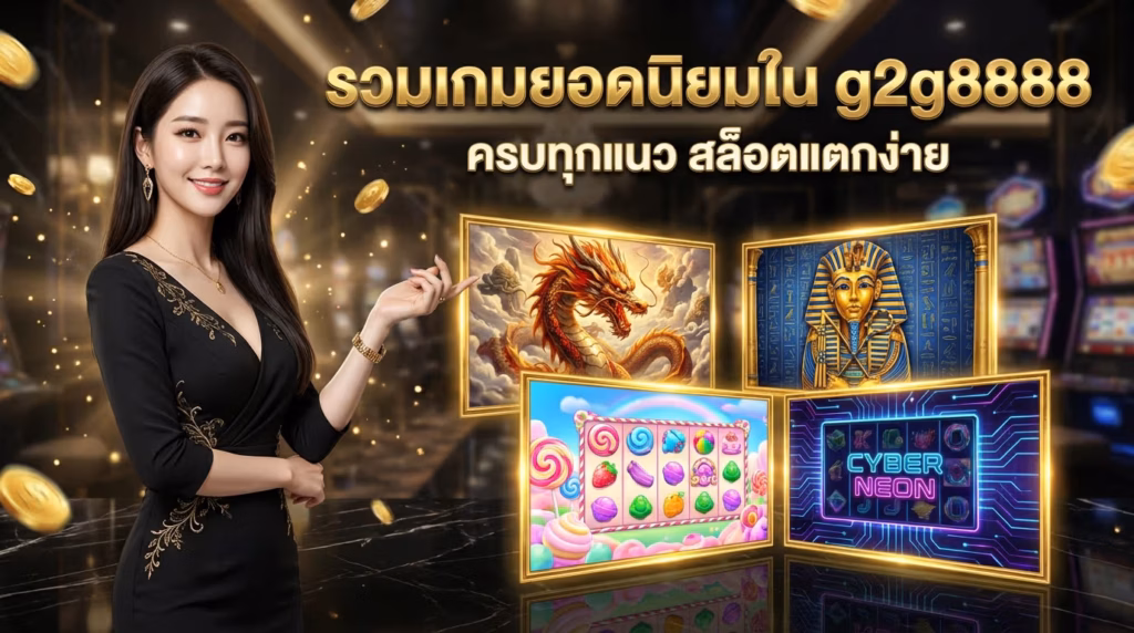 รวมเกมยอดนิยมใน g2g8888 ครบทุกแนว สล็อตแตกง่าย