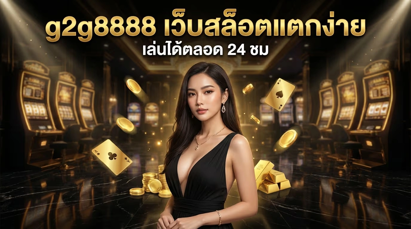 g2g8888 เว็บสล็อตแตกง่าย เล่นได้ตลอด 24 ชม